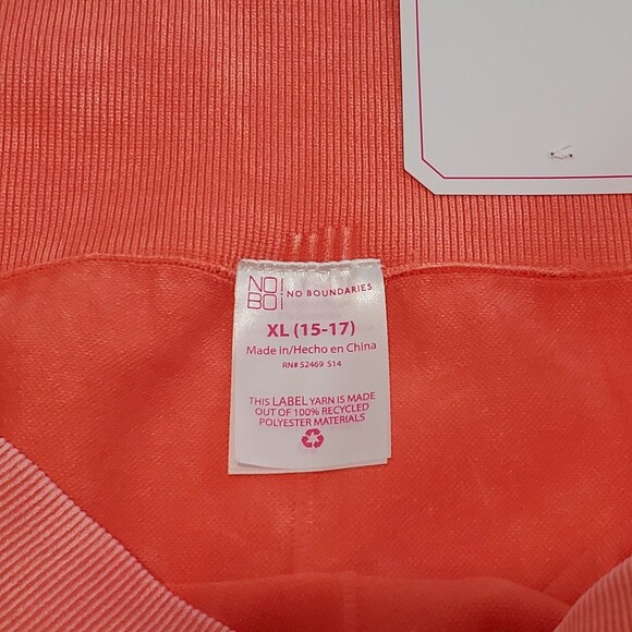 No Boundaries Juniors Crop High Rise Seamless Leggings XL (15-17) Boho FairyCore - Picture 5 of 9